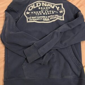 Old Navy Gray Garment-Dyed Sweatshirt